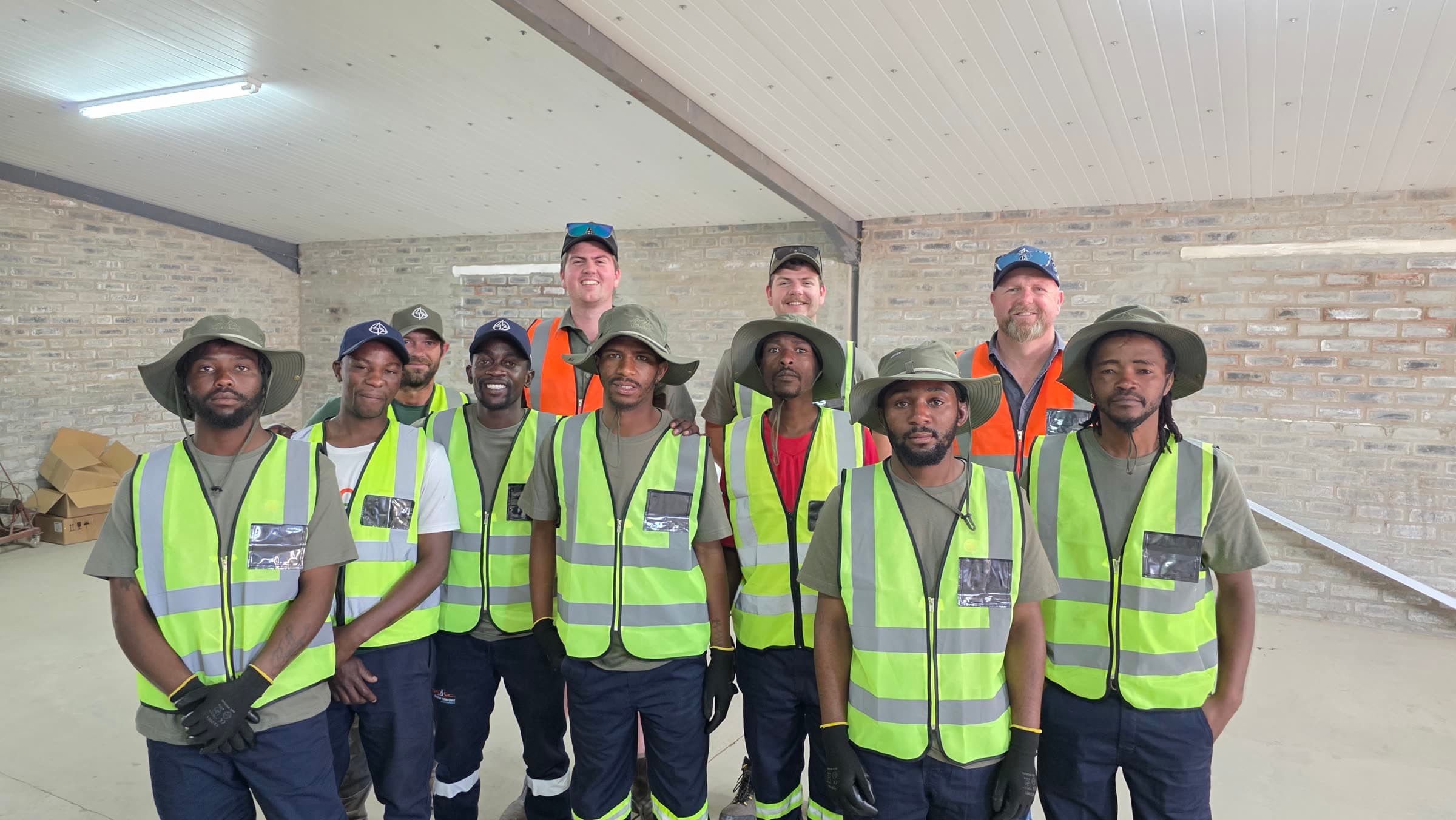 The SolarSkye in-house installation crew on site