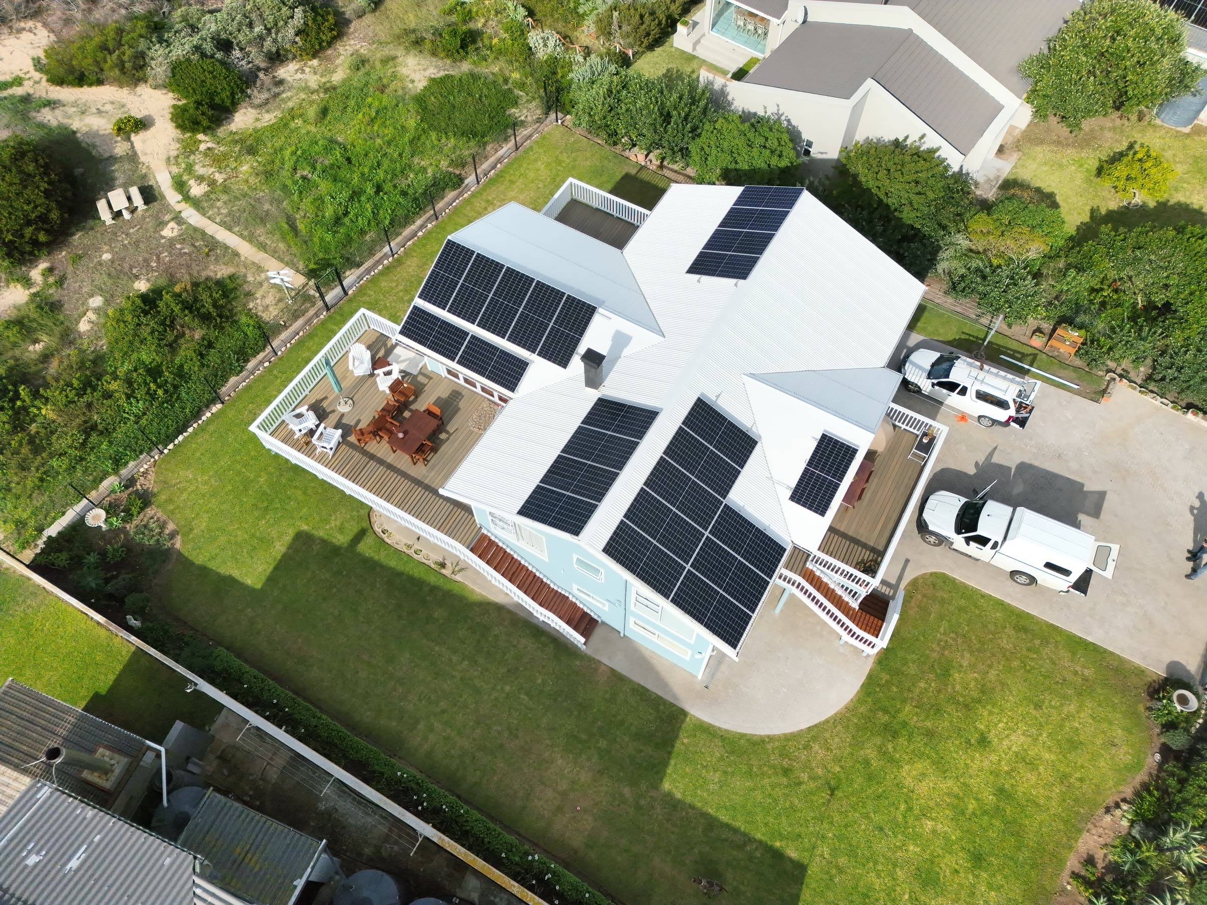 Residential solar installation by SolarSkye